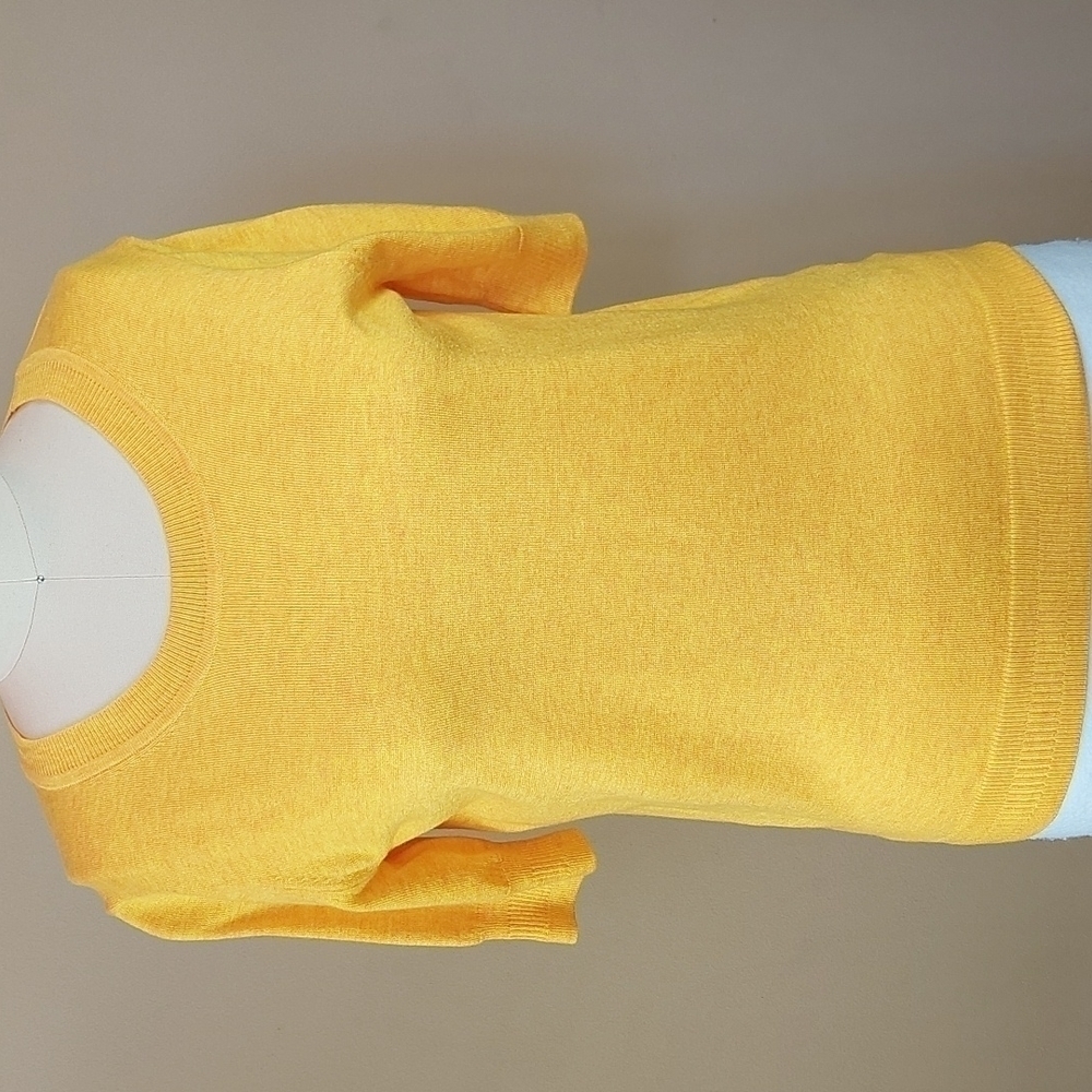 J. Crew gold short sleeve top